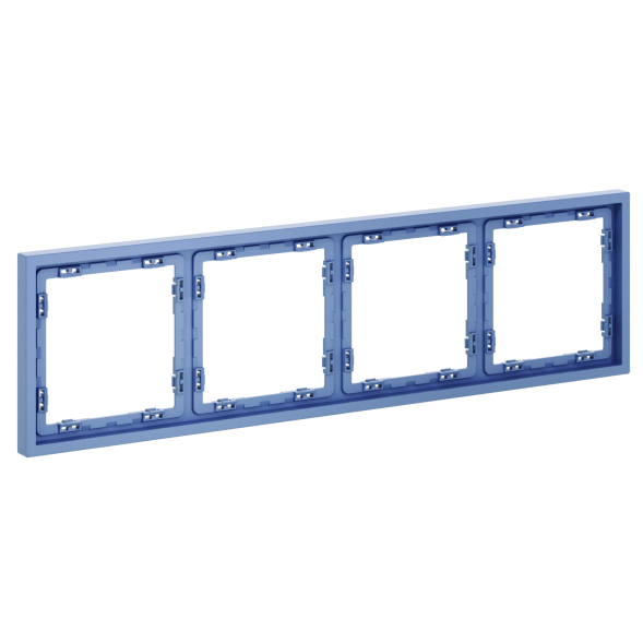 Рамка пластиковая VOLTUM S70 на 4 поста, (деним)