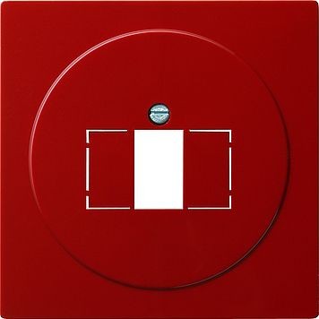 Накладка телефонной розетки Gira S-color Красный TAE+Стерео+USB 027643