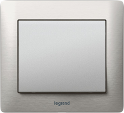 Рамка Legrand Galea Life Алюминий полированный 1-постовая 771951