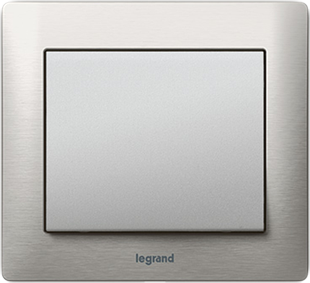 Рамка Legrand Galea Life Алюминий полированный 1-постовая 771951