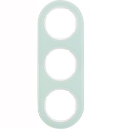 Рамка Berker R.Classic Полярная белизна, стекло 3 поста 10132009