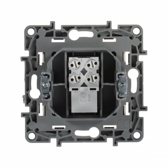 Телефонная розетка RJ11 Legrand Etika слоновая кость 672340