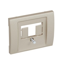Лицевая панель Legrand Galea Life алюминий для тел розетки TАЕ 771442