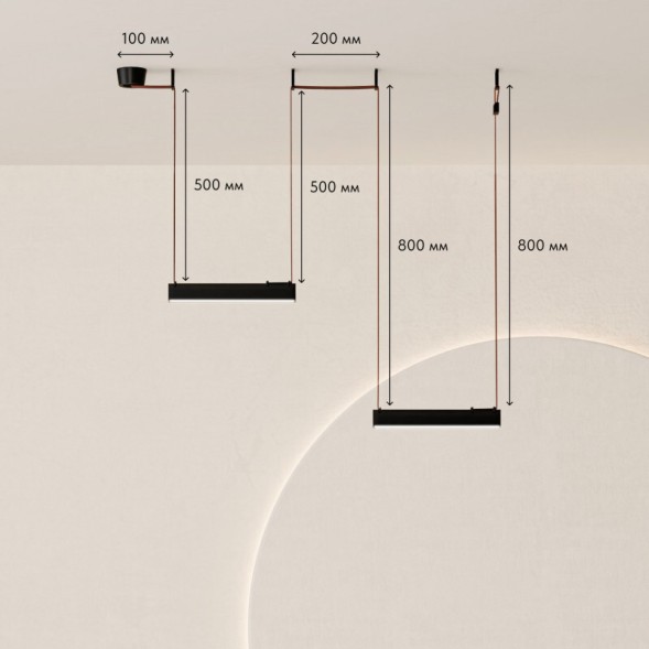 Комплект ременной трековой системы Belty DK55SET23-01-BR