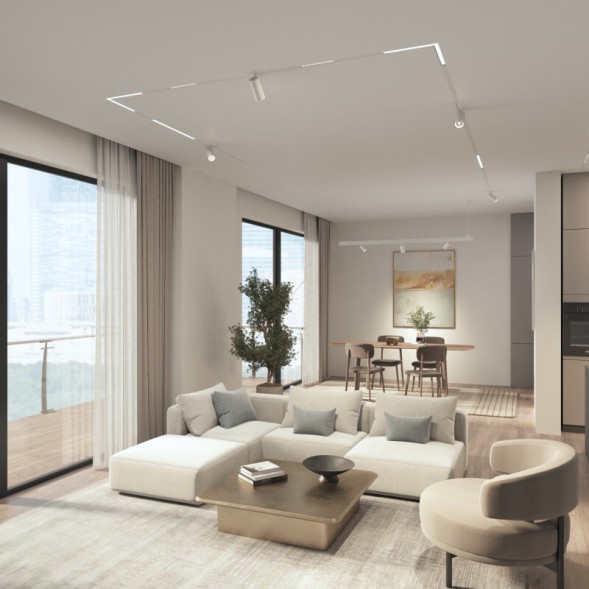 Трековый линейный светильник SIMPLE GRILL DK8201-WH