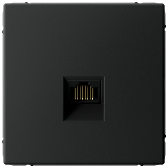 Розетка информационная RJ45 категория 6a (Карбон) Schneider Electric Systeme Art Gallery GAL001086