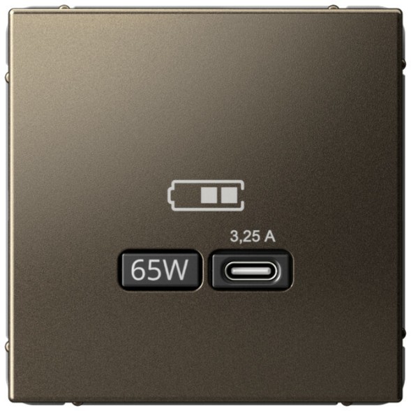 Зарядное устройство USB-C, 65Вт (Мокко) Schneider Electric Systeme Art Gallery GAL000627