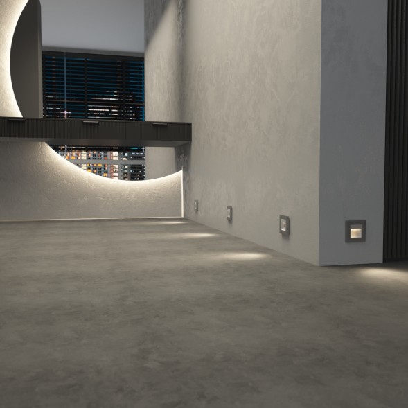 Встраиваемая LED подсветка (серебряный матовый) Werkel W1154165