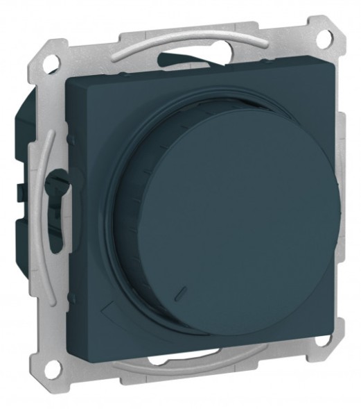 Светорегулятор (диммер) Schneider Electric Atlasdesign Изумруд поворотно-нажимной, 630Вт, механизм ATN000836