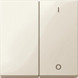 Две клавиши Merten M-серия бежевый с пиктогтограммой «вкл» и «откл» MTN312744