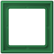 Рамка Jung Les Couleurs Le Corbusier Зеленый 1 пост LC98132050