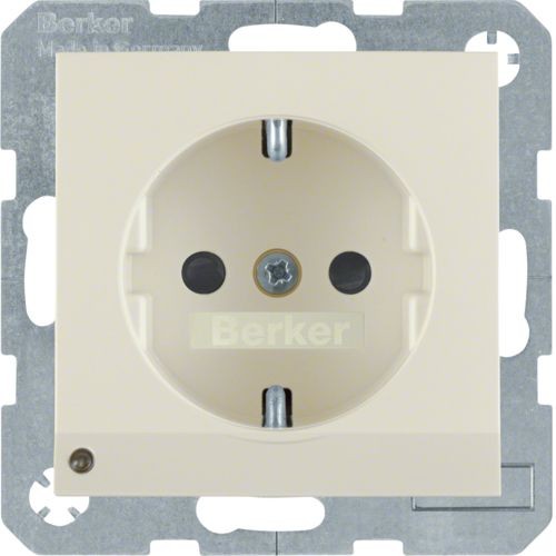Штепсельная розетка Berker R.1 Белая SCHUKO 41098982