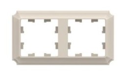 ATN100202 2-постовая РАМКА БЕЖЕВЫЙ, AtlasDesign Antique Schneider Electric