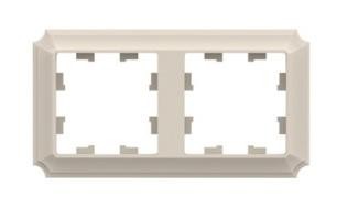 ATN100202 2-постовая РАМКА БЕЖЕВЫЙ, AtlasDesign Antique Schneider Electric