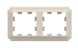 ATN100202 2-постовая РАМКА БЕЖЕВЫЙ, AtlasDesign Antique Schneider Electric