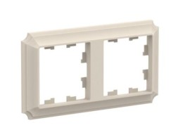 ATN100202 2-постовая РАМКА БЕЖЕВЫЙ, AtlasDesign Antique Schneider Electric
