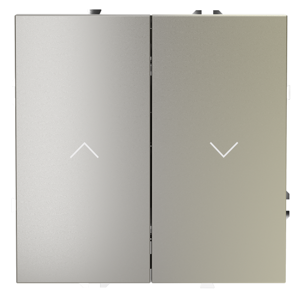 Выключатель встраиваемый VOLTUM S70 для жалюзи 10А, (шелк)