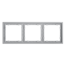 Рамка пластиковая VOLTUM S70 на 3 поста, (серый)