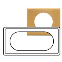 Рамка Legrand Celiane Металл Золото 4/5-модульная 069135