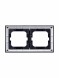 Рамка ABB Axcent Черный 2 поста 2CKA001754A4410 1722-281