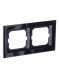Рамка ABB Axcent Черный 2 поста 2CKA001754A4410 1722-281