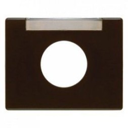 Центральная панель Berker R.1 Berker Arsys коричневый с блеском с полем для надписи для нажимной кнопки 11650001
