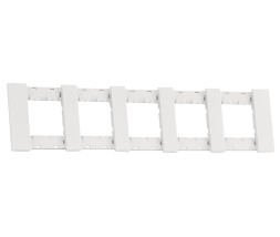 Рамка 5-ая цвет-белый матовый MEITON AA4802M5AW