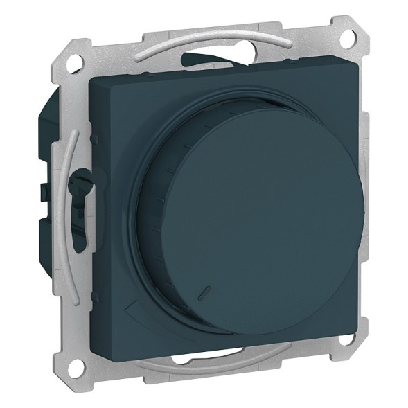 Светорегулятор (диммер) Schneider Electric Atlasdesign Изумруд поворотно-нажимной, 315Вт, механизм ATN000834