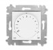 Терморегулятор ABB Levit белый / ледяной с поворотной ручкой 16А 2CHH920003A6001 3292H-A00003 01W