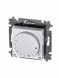 Терморегулятор ABB Levit белый / ледяной с поворотной ручкой 16А 2CHH920003A6001 3292H-A00003 01W