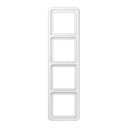 Рамка Jung CD 500 Белый 4 поста CD584WW