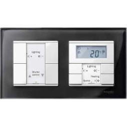 Рамка Merten M-Elegance Черный оникс 2 поста MTN404203