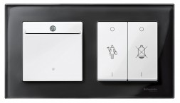 Рамка Merten M-Elegance Черный оникс 2 поста MTN404203