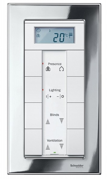 Рамка Merten M-Elegance Хром 2 поста MTN403839