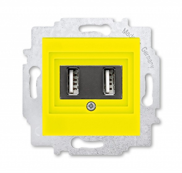 USB зарядка ABB Levit двойная 2CHH290040A6064 5014H-A00040 64W