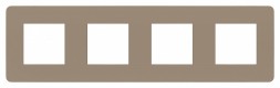 Рамка Schneider Electric Unica Studio Color Песочный / Бежевый 4 поста NU280827