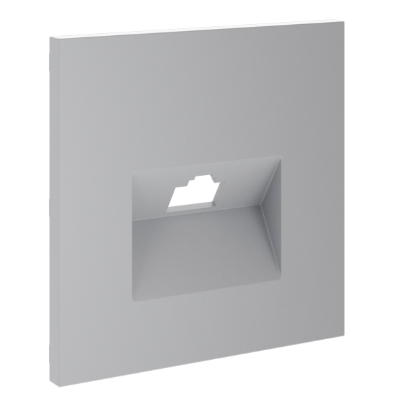 Накладка для розетки компьютерной RJ45 кат.6, S70 (серый)