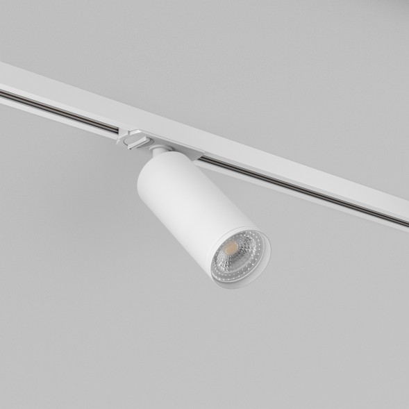 DK6202-WH Трековый светильник IP 20, 15 Вт, GU10, белый, алюминий