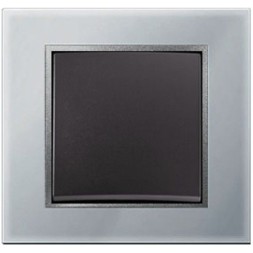 Рамка Berker B.7 Алюминий стекло 1 пост 10116414