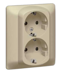 Розетка Legrand Galea Life титан 2х2к+З со шторками PRO21 771433