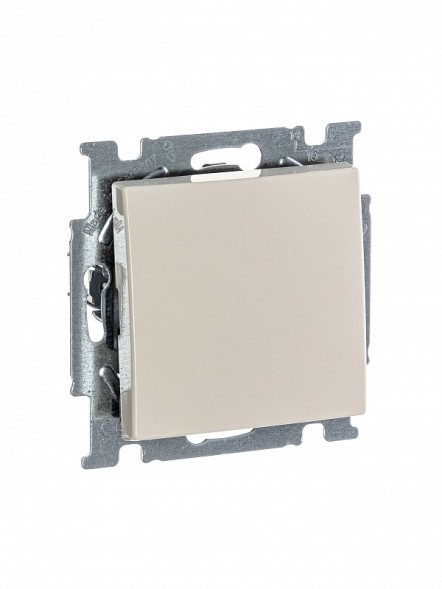 Механизм переключателя ABB Basic 55 слоновая кость одноклавишный 1-полюсного переключателя с клавишей 2CKA001012A2149 2006/6 UC-92-507