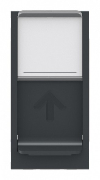 Розетка компьютерная RJ45 Schneider Electric Unica Modular Антрацит 1очная, кат. 5е UTP, 1 Модуль NU341054