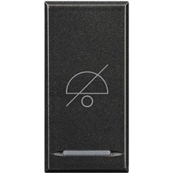 Клавиша Bticino Axolute антрацит &quot;Не беспокоить&quot; 1 модуль HS4915DD