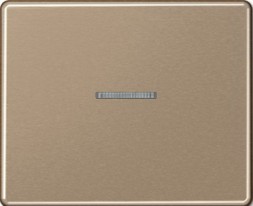 Клавиша Jung SL 500 Бронза одноклавишная, с подсветкой, с индикацией SL590KOGB