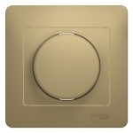 Светорегулятор (диммер) поворотный, 300Вт, в сборе Schneider Electric Glossa Титан GSL000434