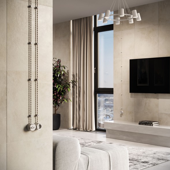 Изоляторы 100 шт слоновая кость матовый Vintage Werkel W6433403