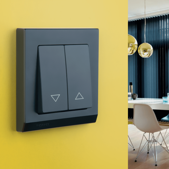 Рамка из поликарбоната на 1 пост Stark черный Werkel W0011808