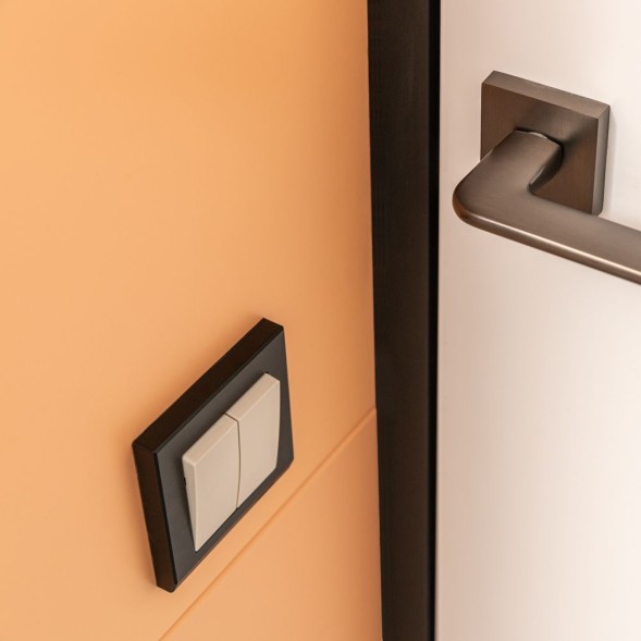 Рамка из поликарбоната на 1 пост Stark черный Werkel W0011808