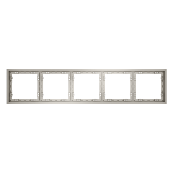 Рамка пластиковая VOLTUM S70 на 5 постов, (кашемир)