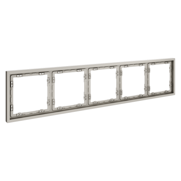 Рамка пластиковая VOLTUM S70 на 5 постов, (кашемир)